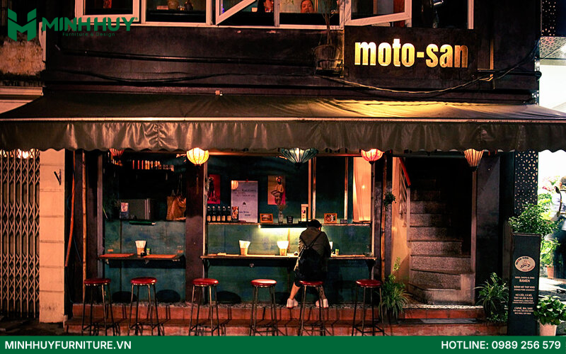 mẫu thiết kế nội thất nhà hàng Ramen đẹp