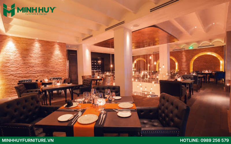 nội thất nhà hàng Pasta đẹp