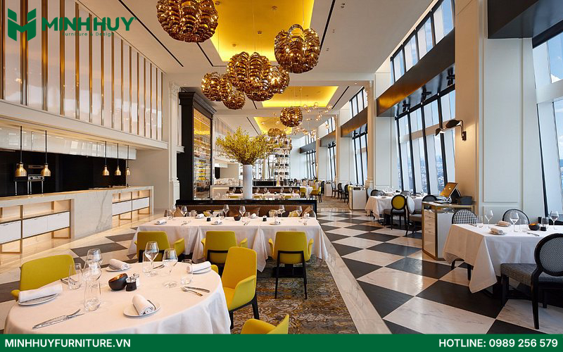 Mẫu thiết kế nội thất nhà hàng Pasta đẹp