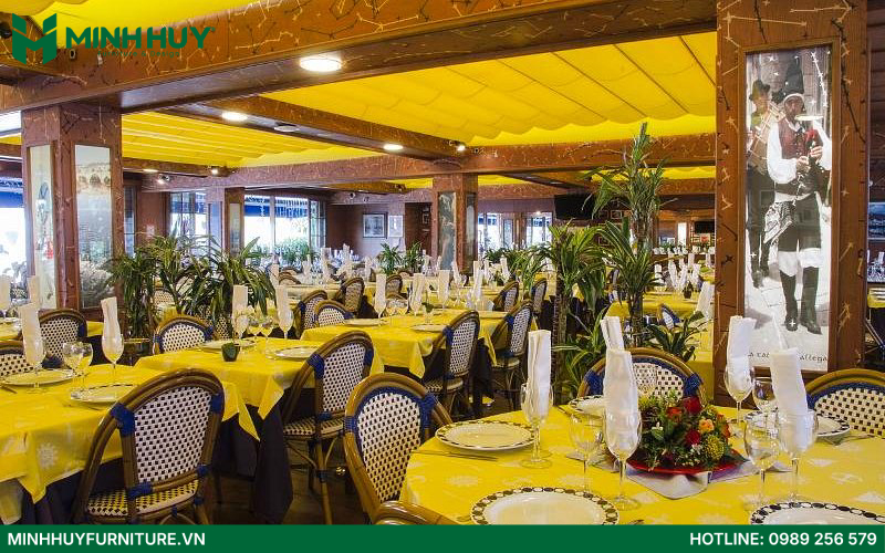 thiết kế nội thất nhà hàng Pasta đẹp