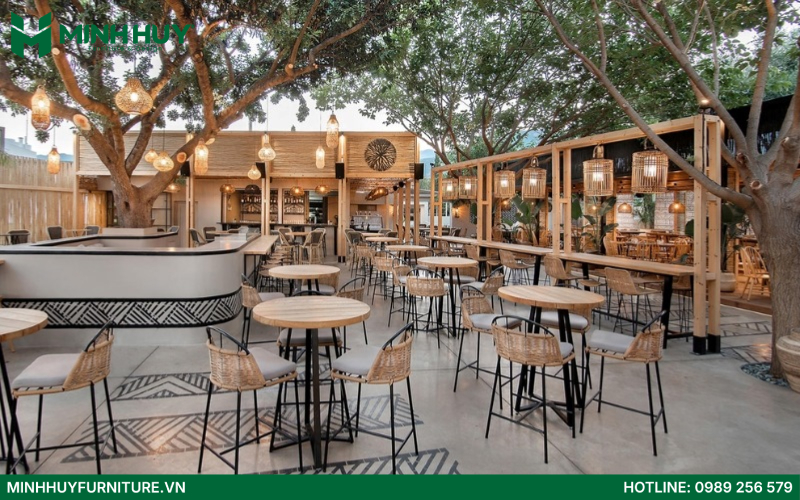 thiet ke noi that nha hang san vuon