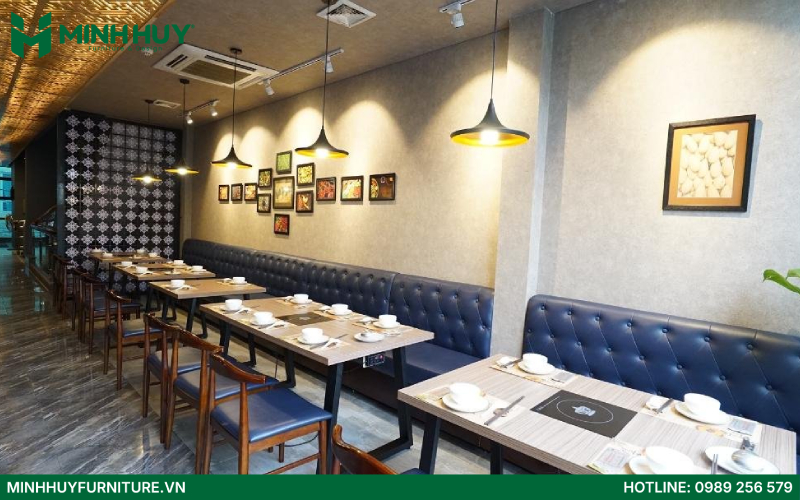 thiết kế nội thất nhà hàng phong cách Thái