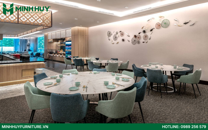 thiết kế nội thất nhà hàng Trung Hoa