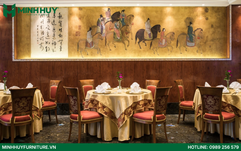 thiet ke noi that nha hang phong cach Trung Hoa