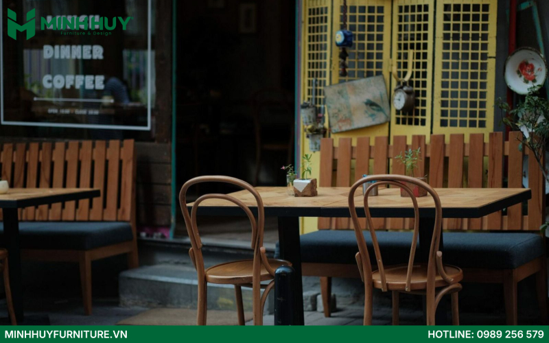 Mẫu thiết kế nội thất nhà hàng Vintage đẹp