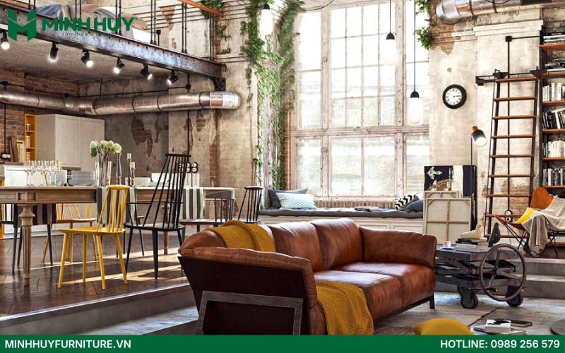 Lợi ích khi chọn phong cách công nghiệp cho quán cafe