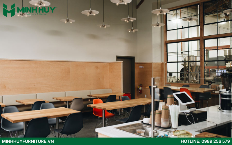 thiết kế quán cafe phong cách công nghiệp đẹp