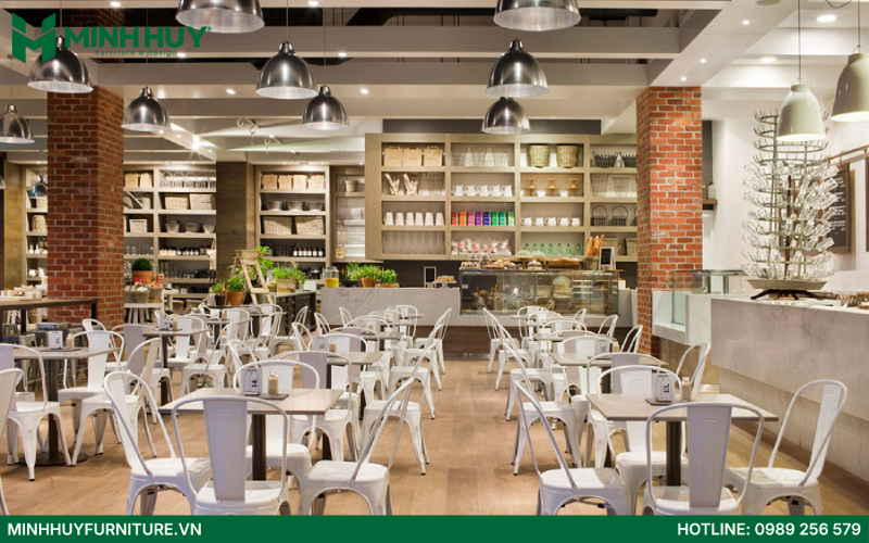 quán cafe phong cách industrial đẹp