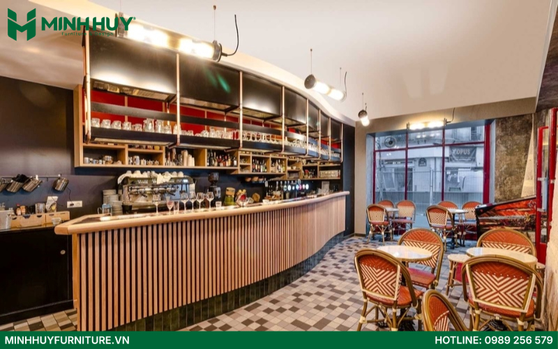 Mẫu thiết kế quán cafe phong cách Speakeasy bar đẹp