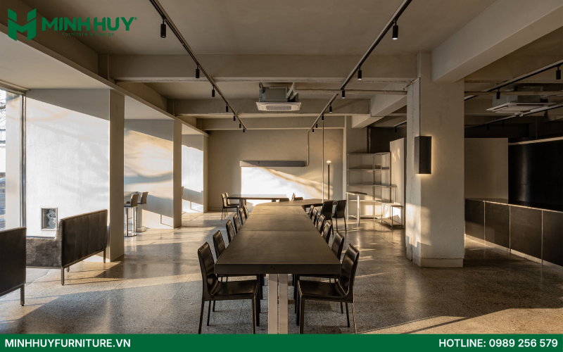 quán cafe phong cách tối giản