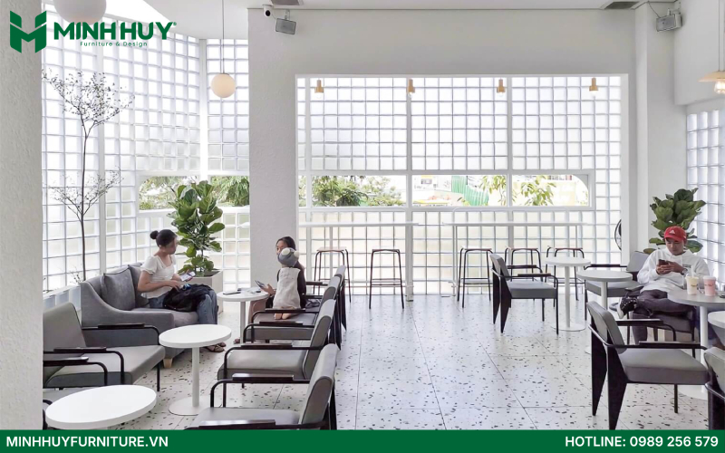 thiet ke quan cafe phong cach toi gian