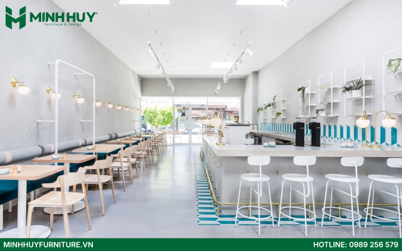 thiet ke quan cafe phong cach toi gian