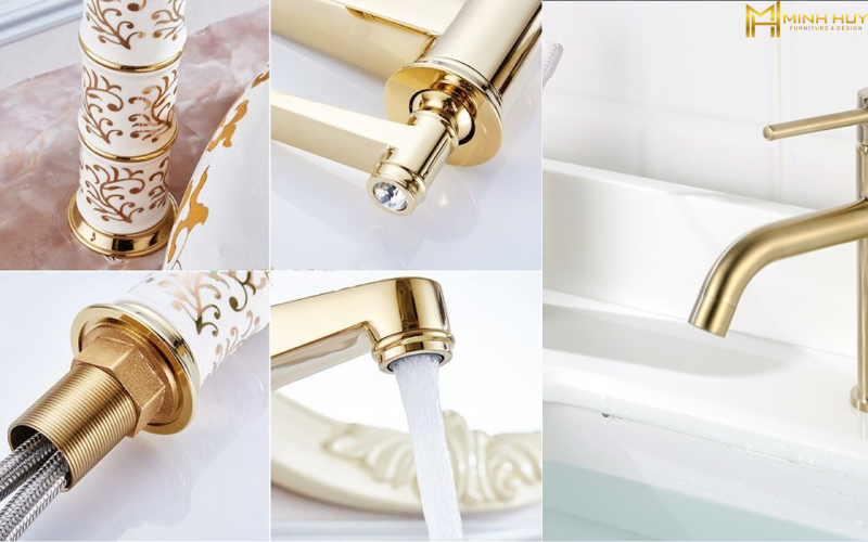 Lợi ích vượt trội khi chọn mẫu vòi rửa inox mạ vàng