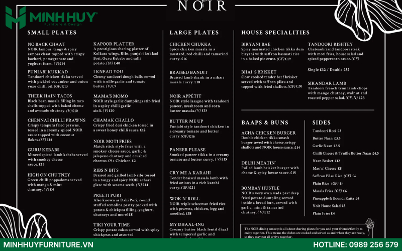 nhà hàng bắc âu Noir – Dining