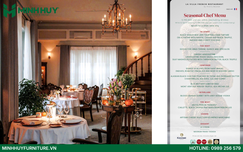 Nhà hàng Châu Âu - La Villa French Restaurant