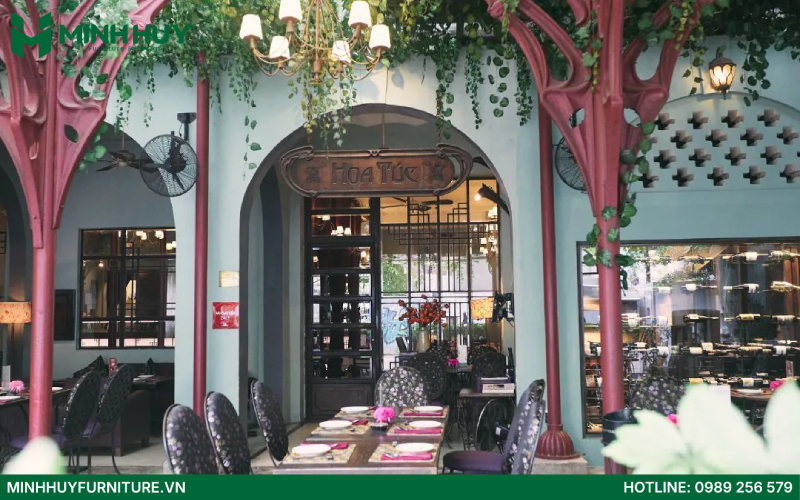 nhà hàng cổ điển Hoa Túc