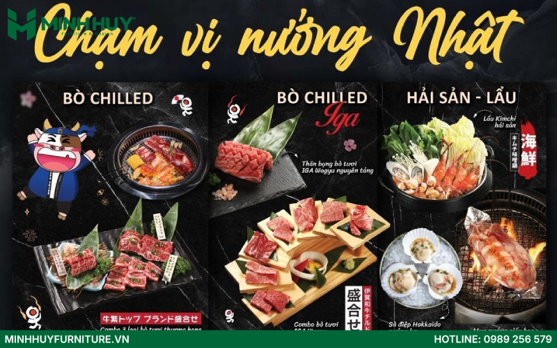 menu quán Gyu Shige