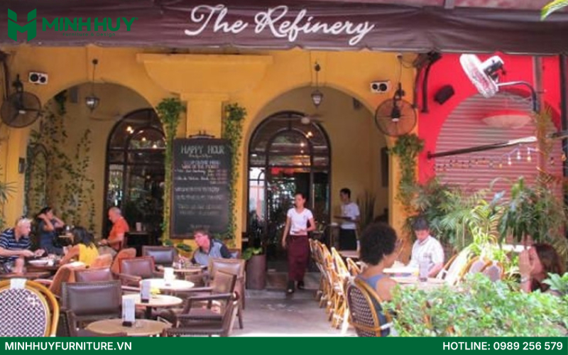 nha hang san vuon The Refinery
