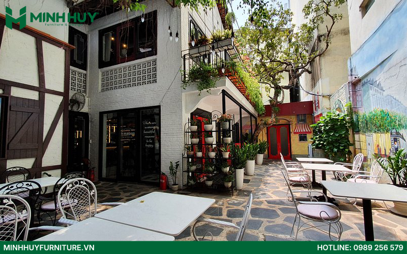 nha hang phong cach san vuon La Maison Wine Dining