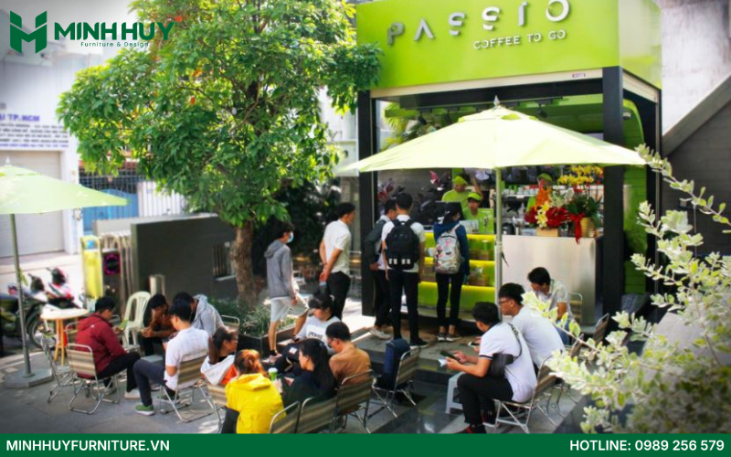 Quán cafe mang đi ở Sài Gòn