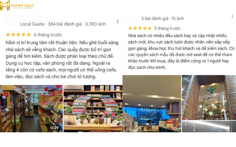 đánh giá quán Nhà sách Cá Chép