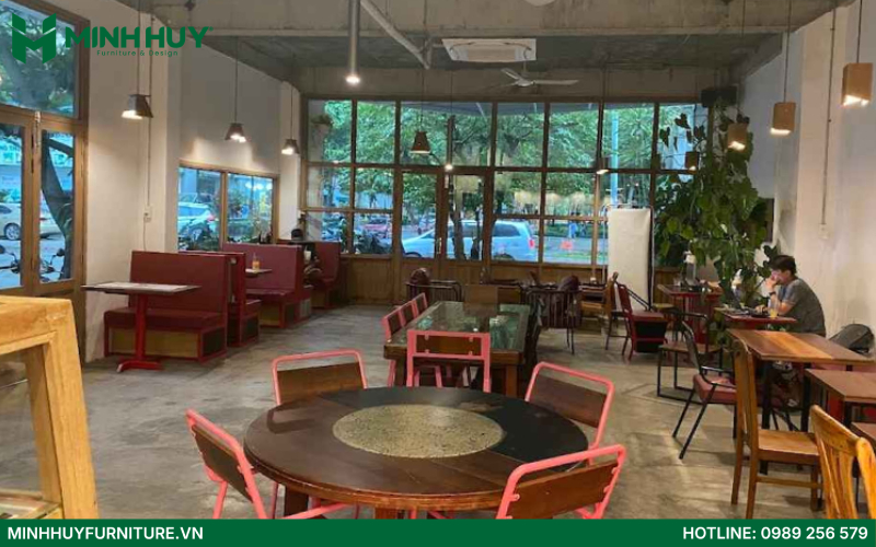 không gian quán The LIB Coffee & Books