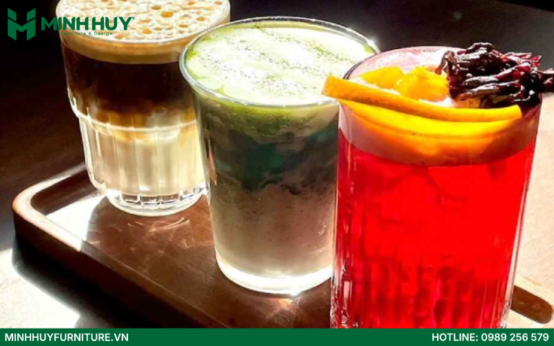 menu quán The LIB Coffee & Books