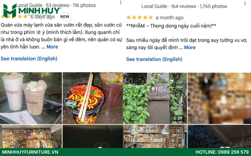 đánh giá quán Nhâm Coffee