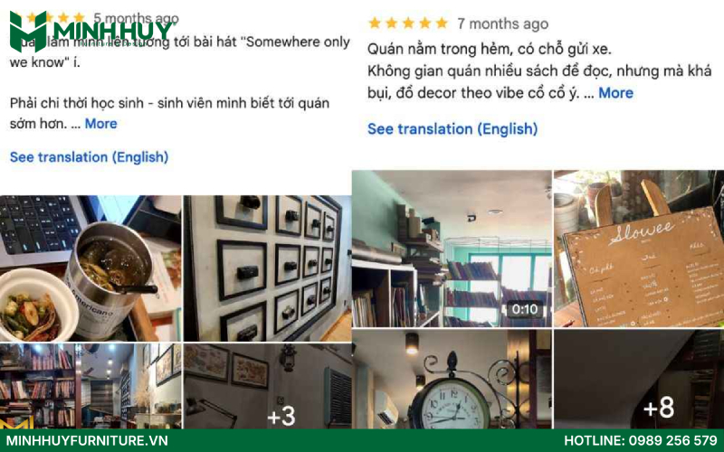 đánh giá Slowee Coffee & Books