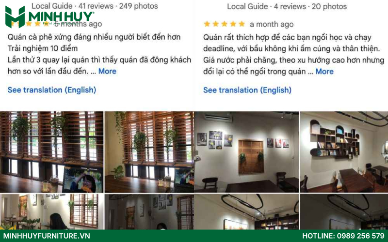 đánh giá Tĩnh Books & Coffee