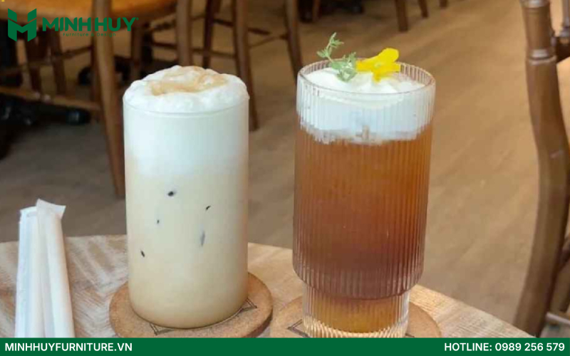 menu quán Bibli Library Cafe