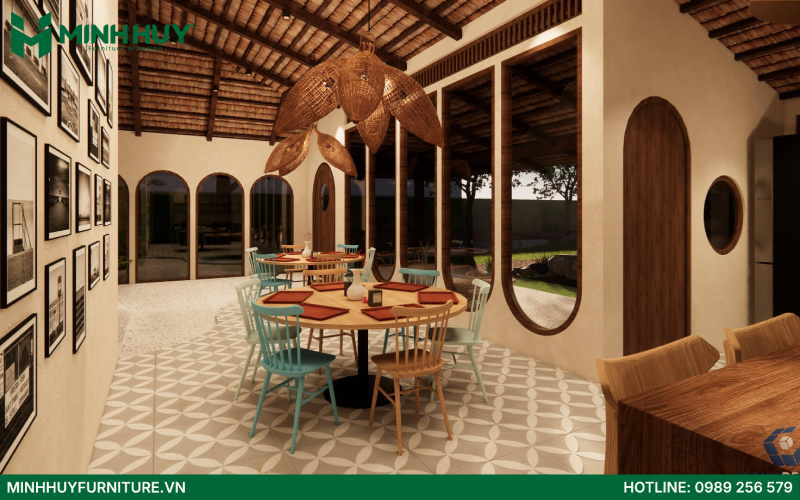 phong cách thiết kế nội thất nhà hàng