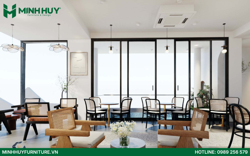 báo giá thi công nội thất nhà hàng Bắc Âu