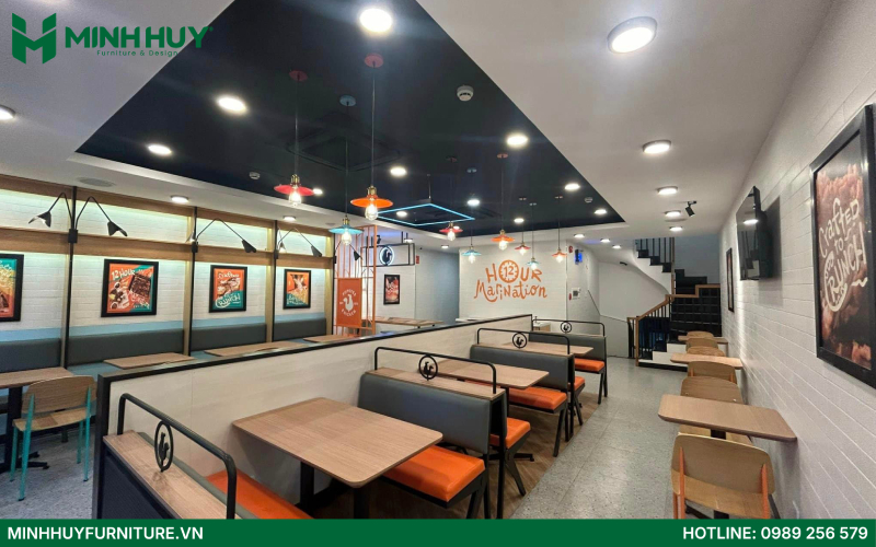 thi công nội thất nhà hàng buffet chuyên nghiệp