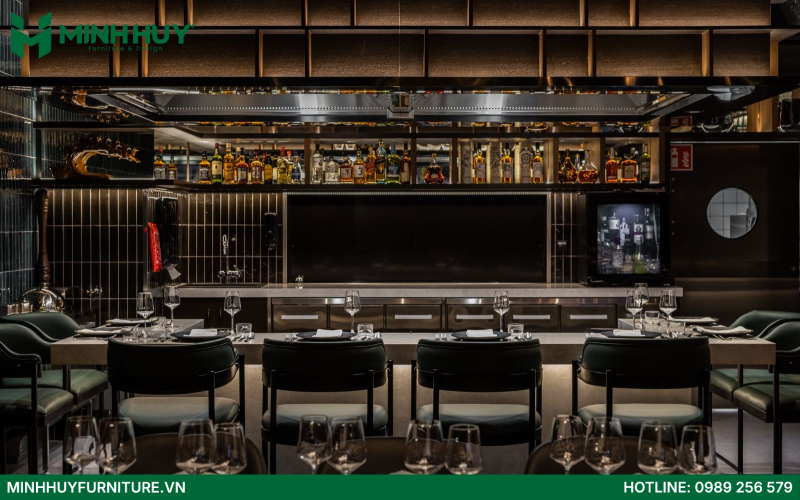 báo giá thi công nội thất nhà hàng phong cách Châu Âu