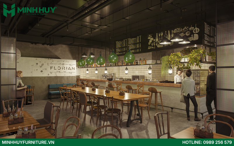 báo giá thi công nội thất nhà hàng cổ điển