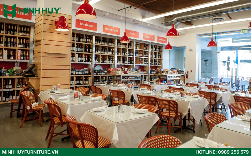 thi công nội thất nhà hàng Pasta chuyên nghiệp