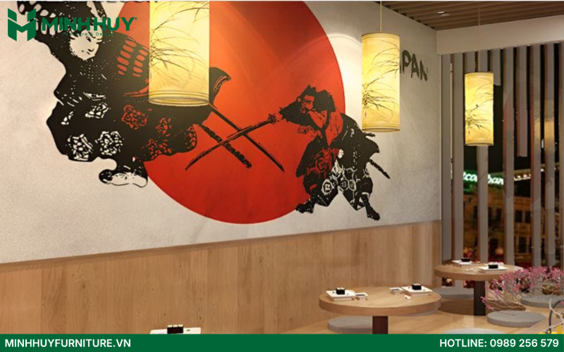 Thi công nội thất nhà hàng bán mì Ramen