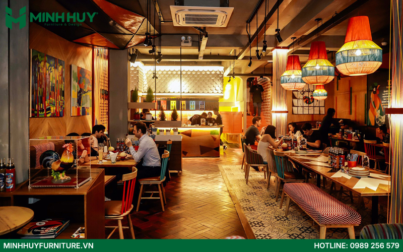 thi công nội thất nhà hàng Thái