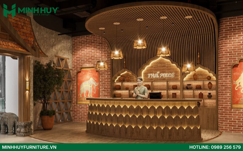 công ty thi công nội thất nhà hàng Thái