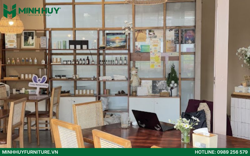 nội thất quán cafe workshop