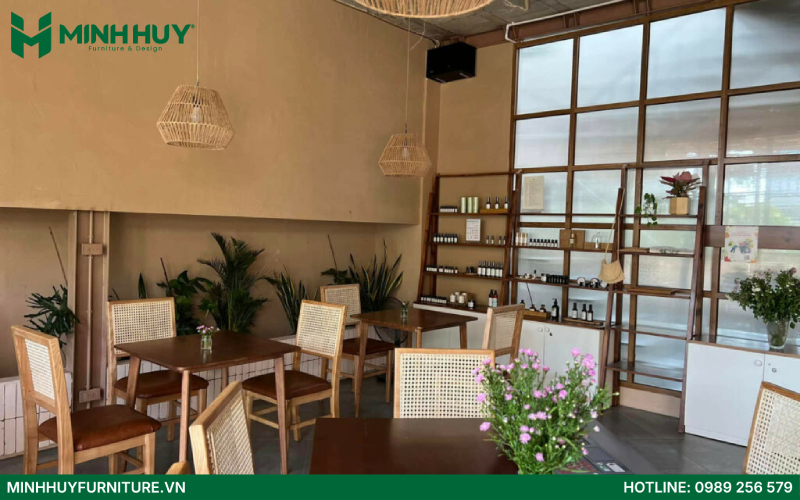 thi công nội thất quán cafe workshop