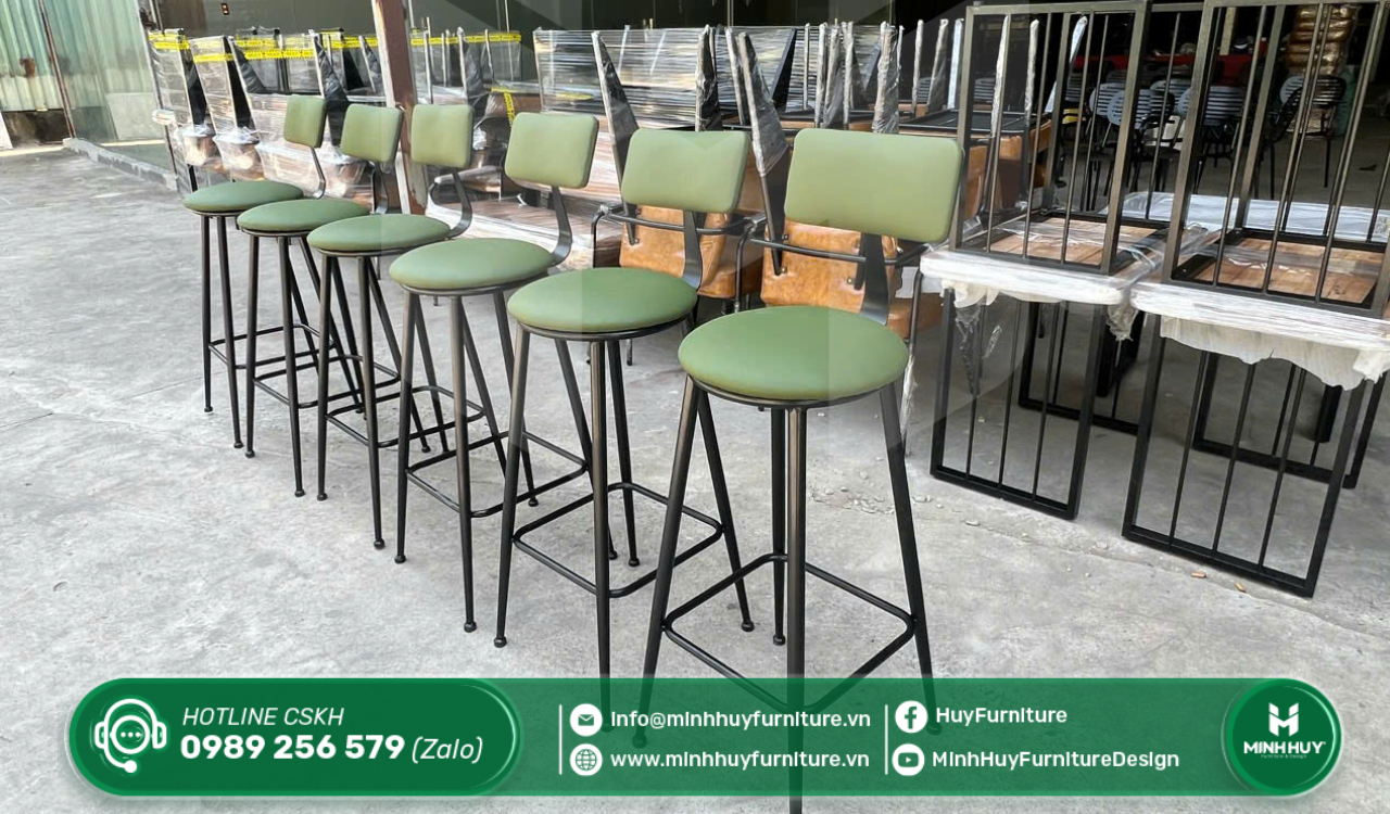 Mẫu bàn ghế sắt xuất khẩu được ưa chuộng tại xưởng Minhhuy Furniture