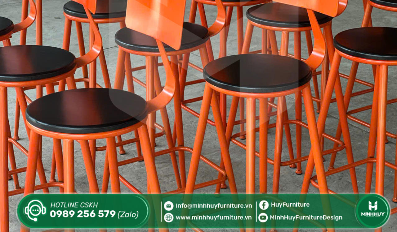Mẫu bàn ghế sắt xuất khẩu được ưa chuộng tại xưởng Minhhuy Furniture