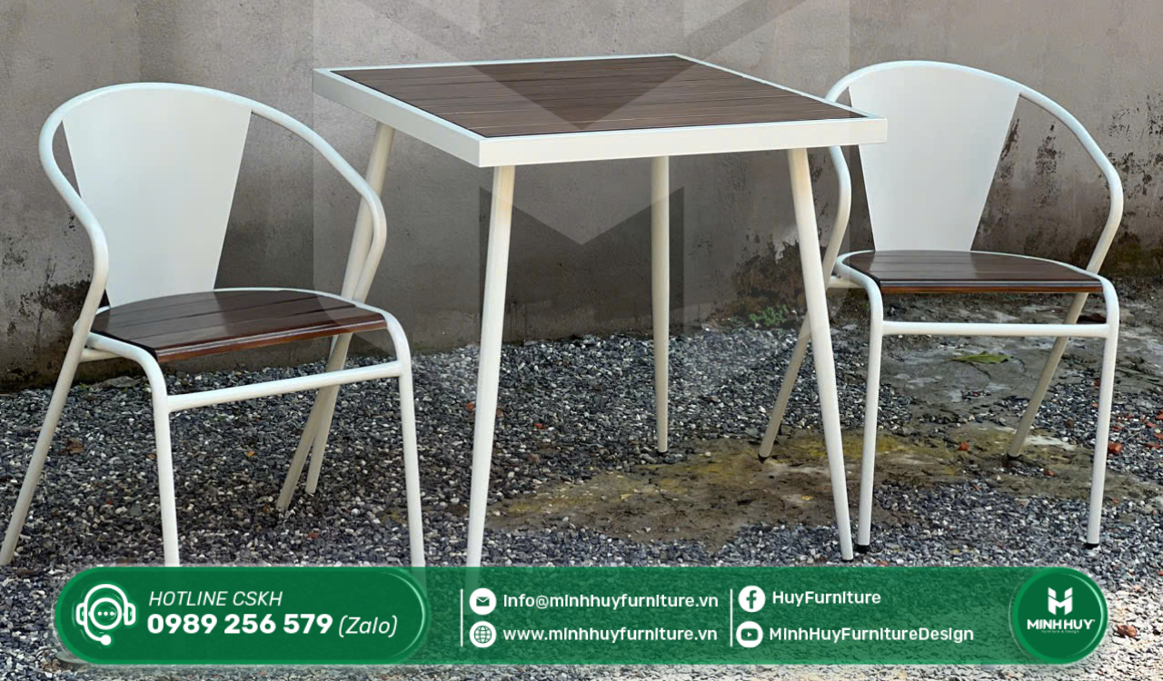 Mẫu bàn ghế sắt xuất khẩu được ưa chuộng tại xưởng Minhhuy Furniture