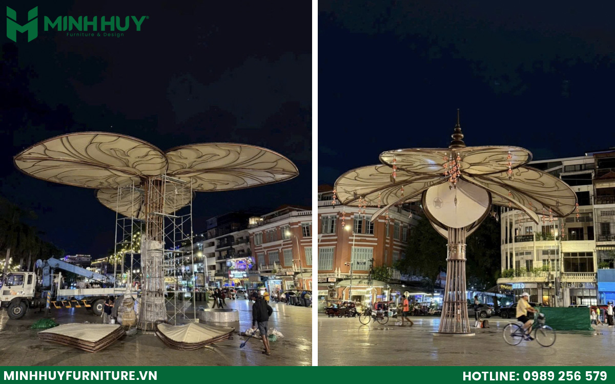 xưởng gia công khung kính inox mạ vàng