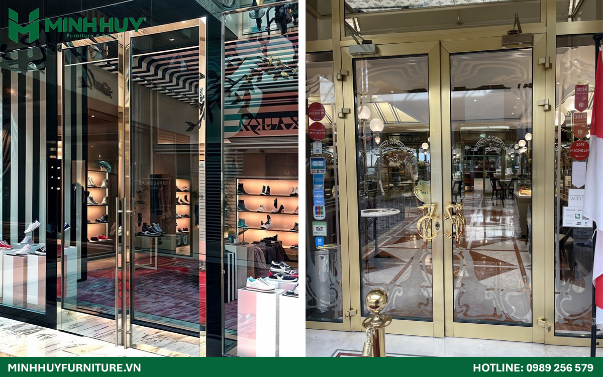 Xưởng gia công khung kính inox mạ PVD huyện Bình Chánh HCM