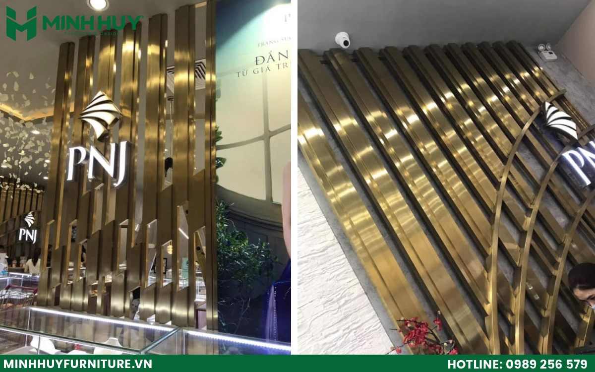 báo giá gia công khung kính inox mạ vàng hcm