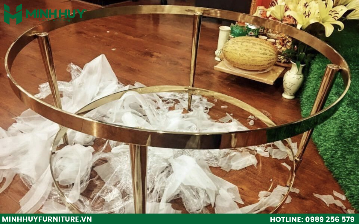 gia công khung kính inox mạ PVD