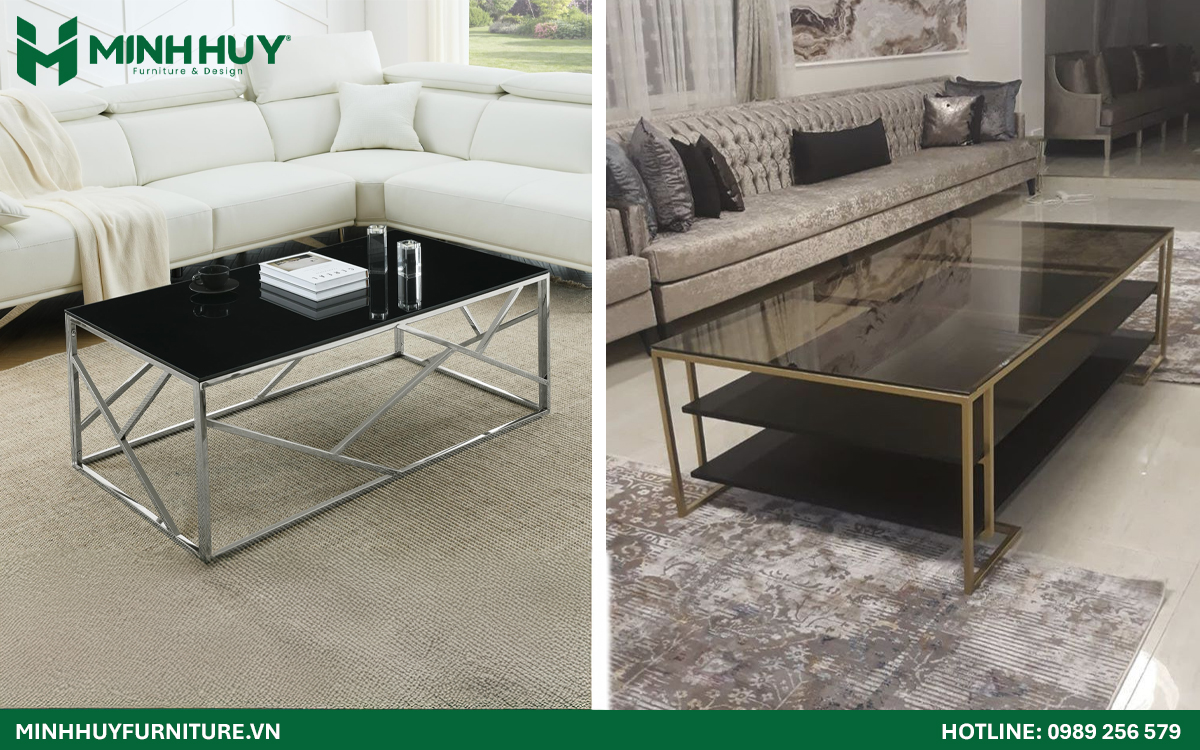 mẫu bàn sofa inox hcm